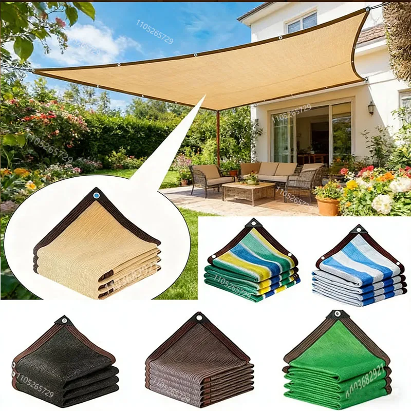Elegant multi-color HDPE shadow mesh: perfect for balconies, gardens, garages, cool and protected outdoor spaces