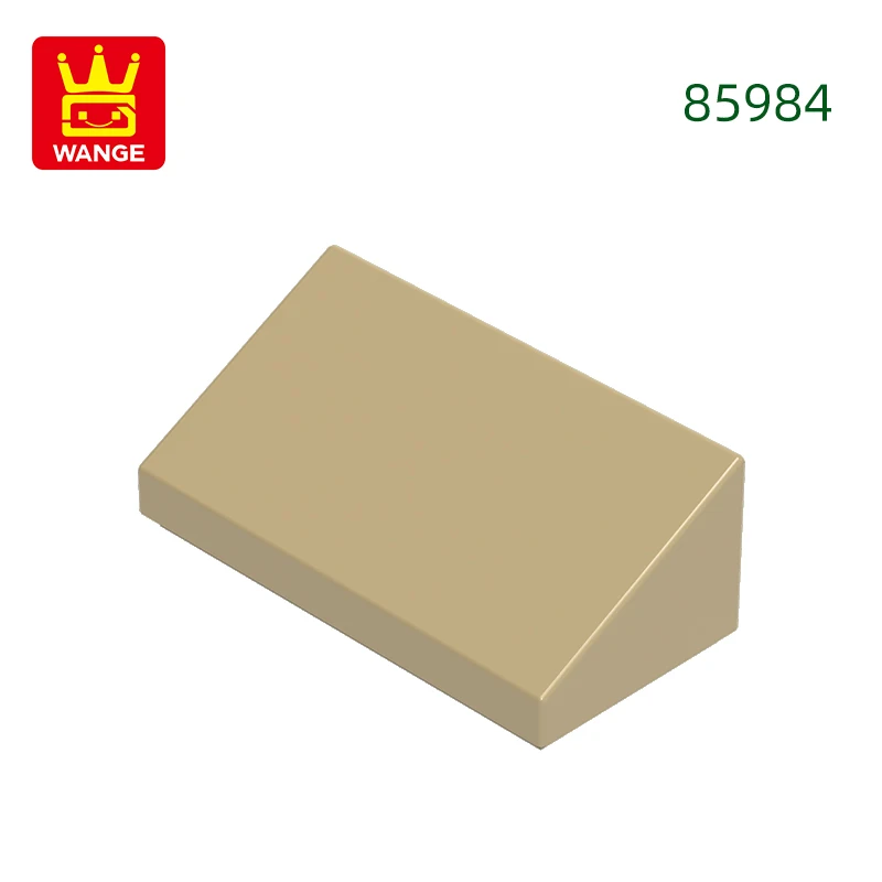 Wange 266 stks/partij 85984 Slope 30 1x2x 2/3 Roff Block Moc Color Accessoires Compatibel Met Brick DIY Kinderspeelgoed Assemblage Onderdelen