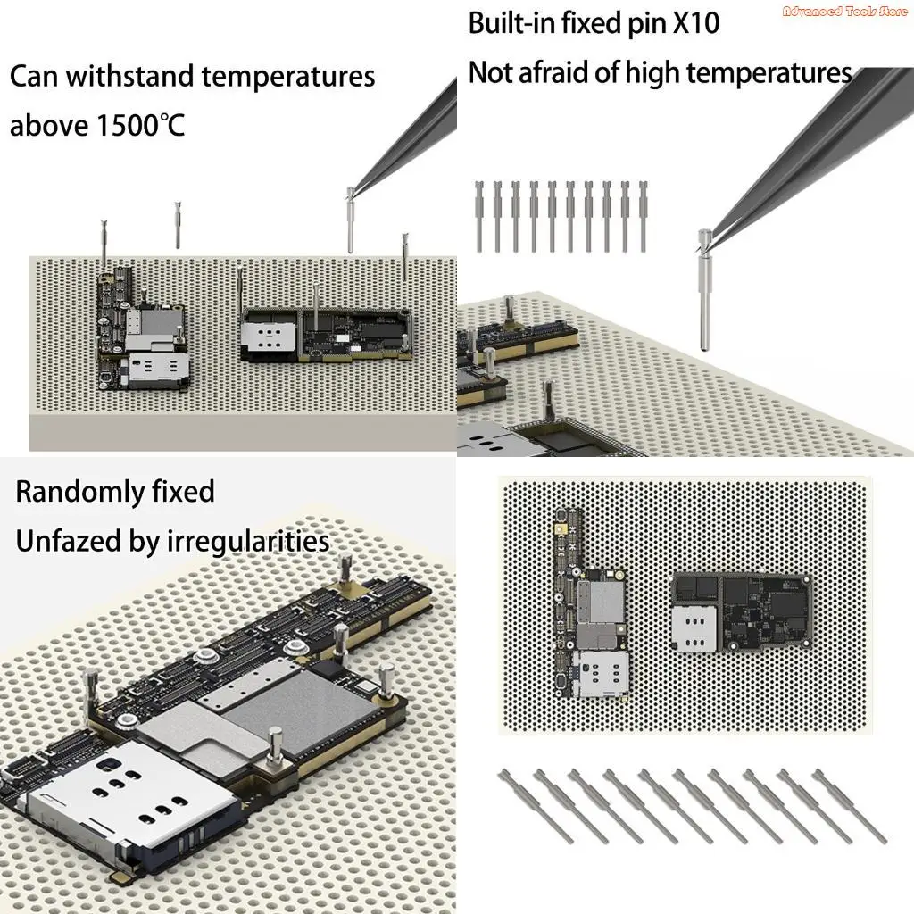 

Versatilitys Heatproof Maintenance Platform Feature 10Positioning Pin for Mobile Device Circuitry Fixing High Temp Task W91B