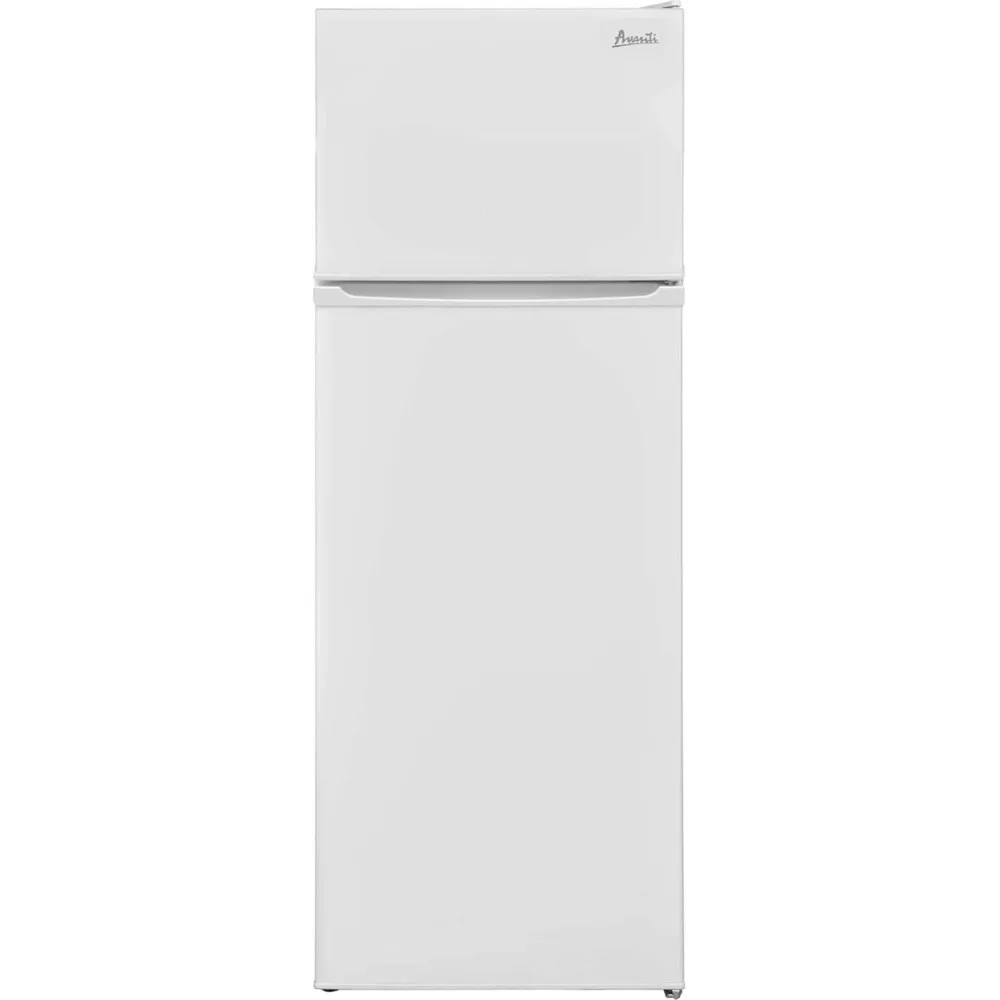 Apartment Refrigerator Freestanding Slim Design Full Fridge with Top Freezer for Condo, House, Small Kitchen Use, White