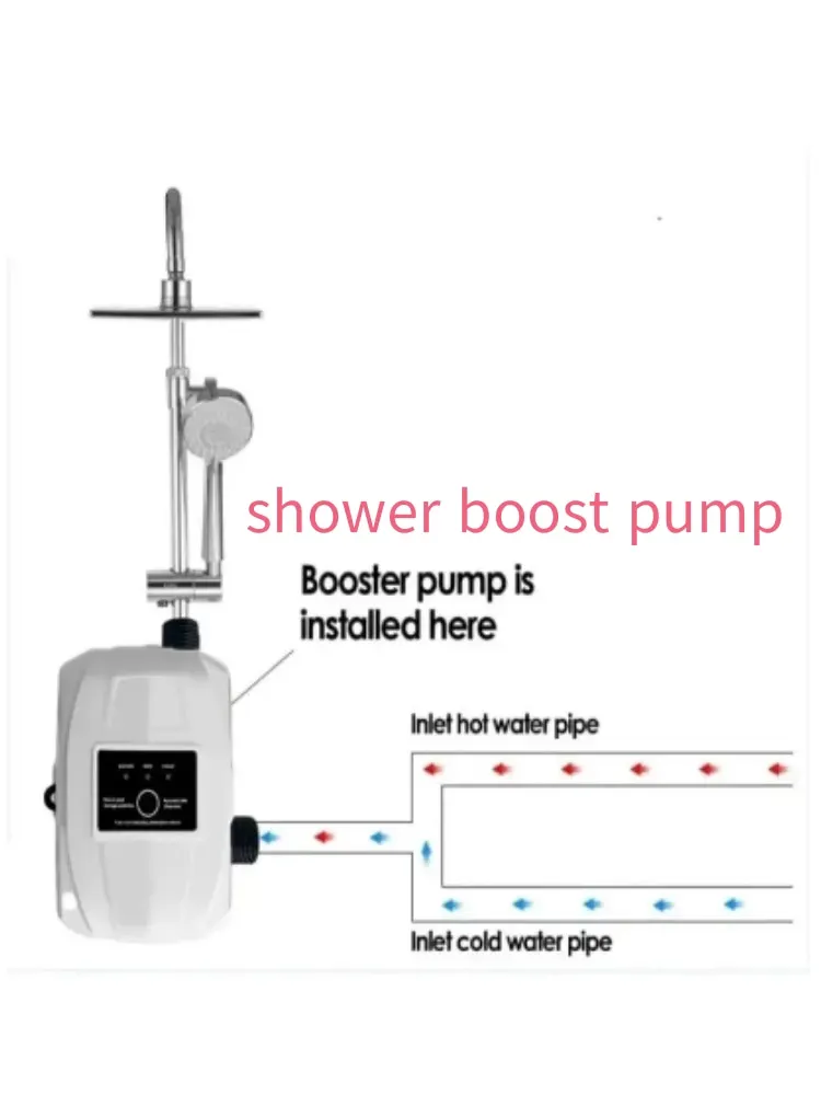 Imagem -02 - Bomba de Água Automática Home Pressure Booster Chuveiro 24v