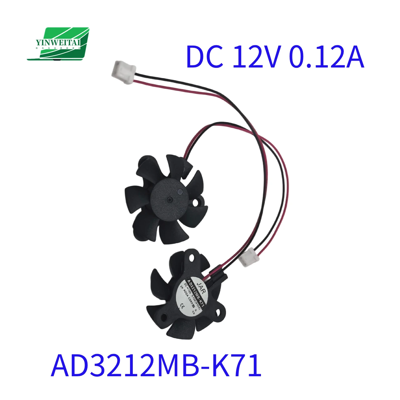 FAN FOR Dell X540 X540-T2 dual-port Ten Gigabit NIC AD3212MBK71 SYAK X1959 AD3212MB-K71(SYAK)-X(1959) Custom IC Cooler Fan 12V