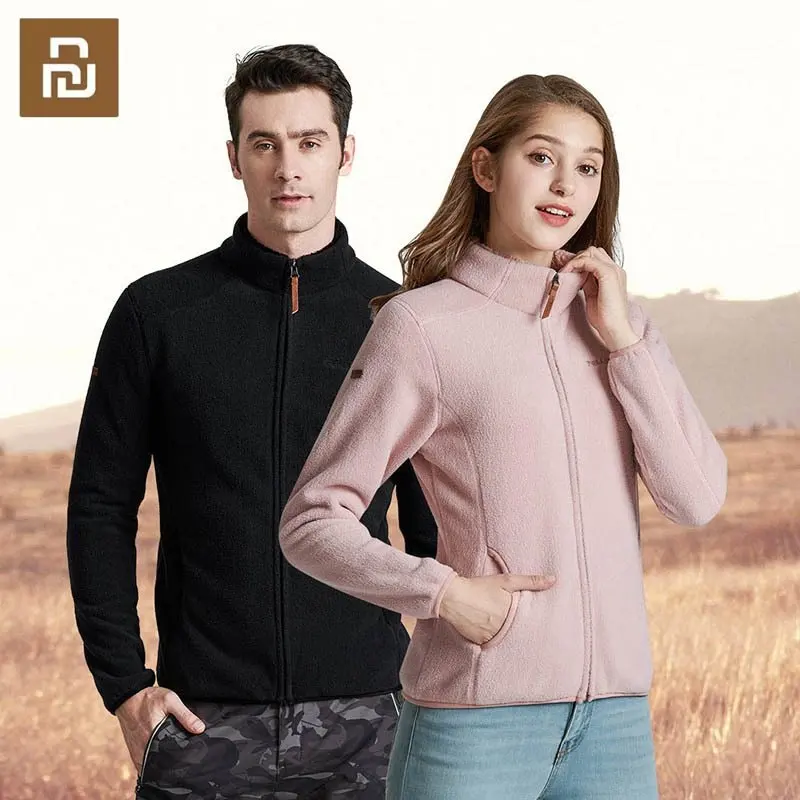 

Youpin PELLIOT Thermal Fleece Jacket Men Women Winter Thicker Polar Fleece Outdoors Sports Coat Softshell Hiking Outdoor Jackets