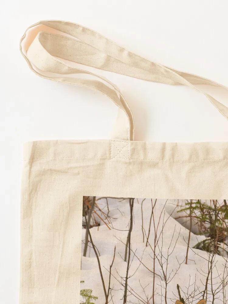 Winter Fox Tote Bag custom tote bag canvas shopping bag sac pour femme bags for women