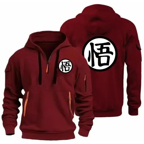 Imagen 2 del producto Sudadera con capucha de moda con estampado de dibujos animados de Anime Wukong, jersey informal diario, camisa deportiva cómoda y versátil