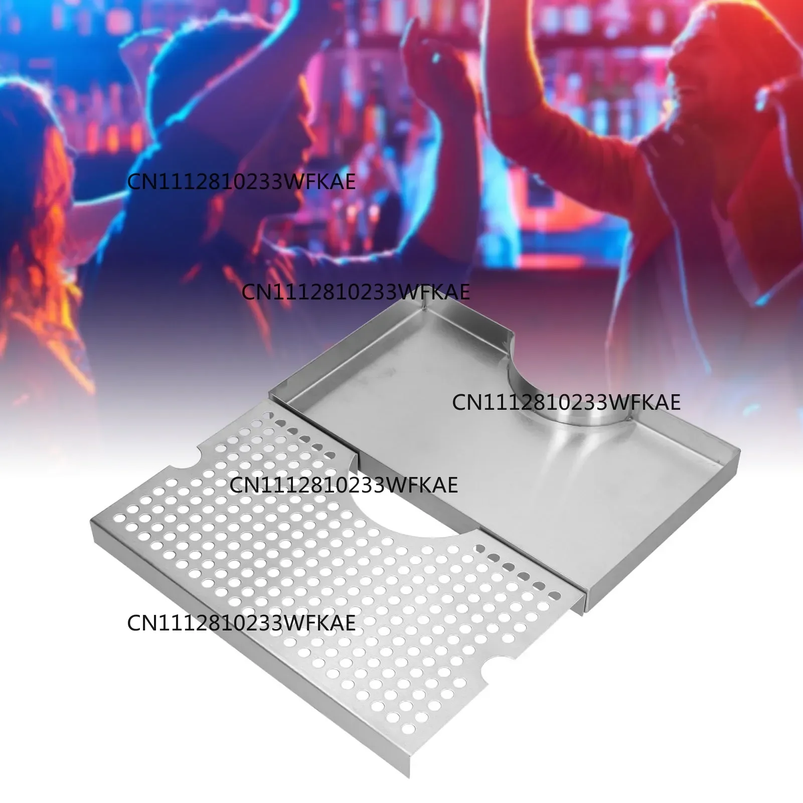 Stainless Steel Drip Tray Metal Beer Tower Drip Tray Easily Clean Sturdy  Non Rusting for Hotel for Bar for Restaurant