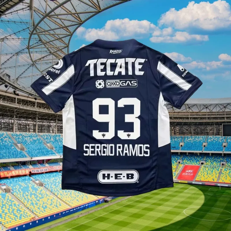 2026 الأكثر مبيعا جديد ثلاثية الأبعاد مطبوعة مونتيري لكرة القدم جيرسي للرجال والنساء ، قميص التجفيف السريع ، تنفس تي شيرت موتو #3