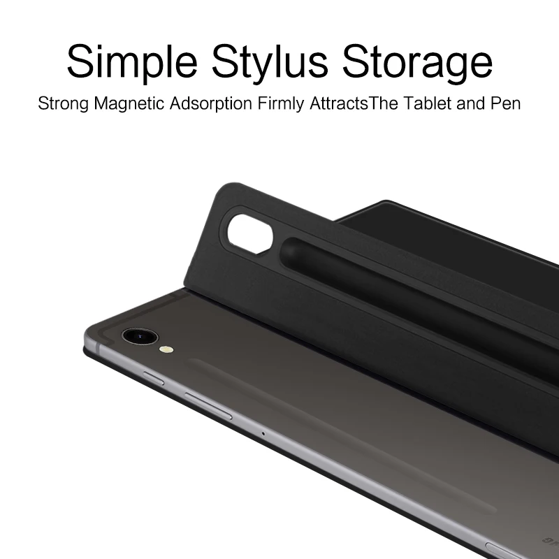 Smart Folio Case para Samsung Galaxy Tab, 11 polegadas, Shell Stand, capa, forte, magnético, S9, S8, S7, FE Plus, Ultra, S9, S10, 2023