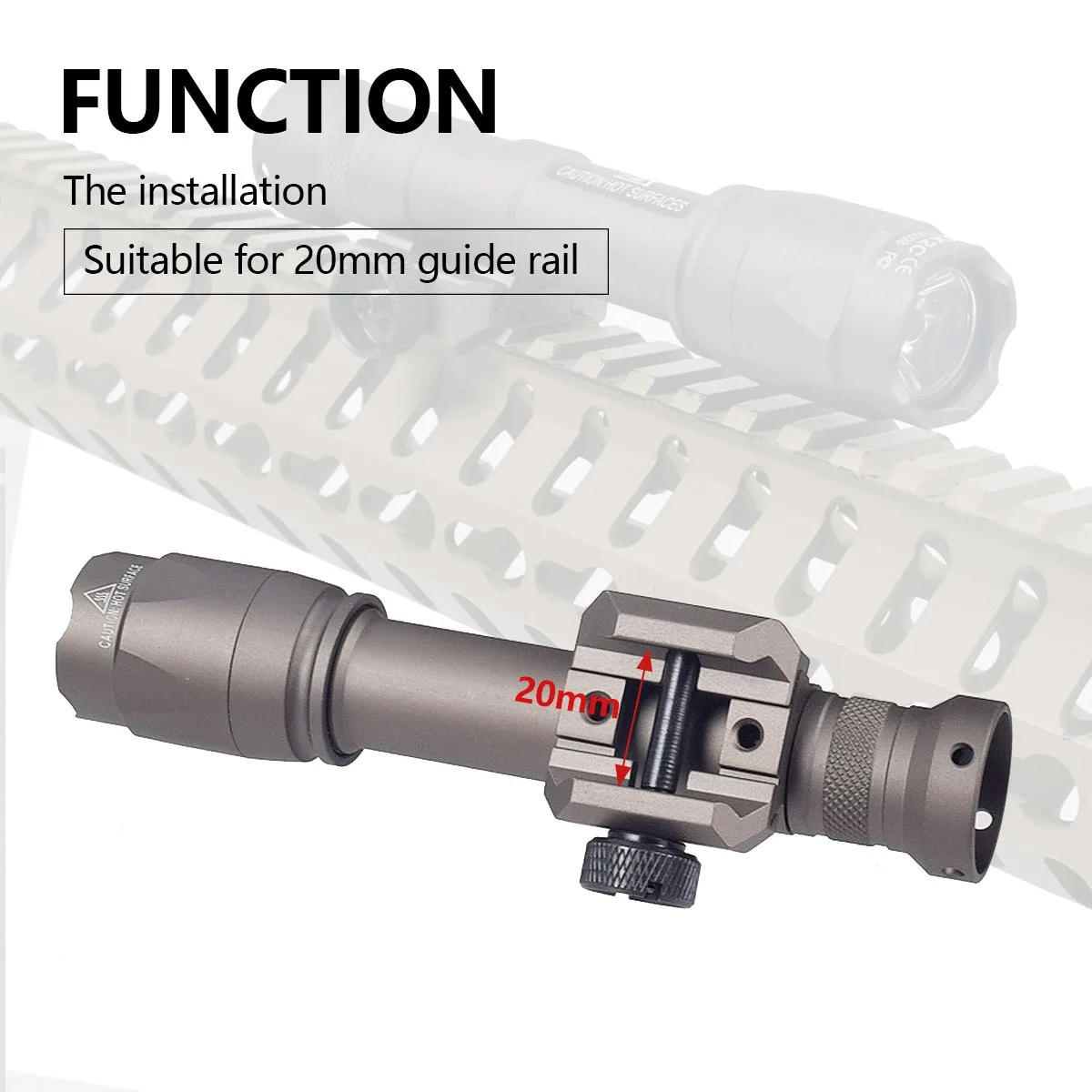 SF M300B M300C M600B M600C Strobe Scout Light La-ser AR15 Airsoft Rifle LED Flashlight Hunting Spotlight Dual Function Switch