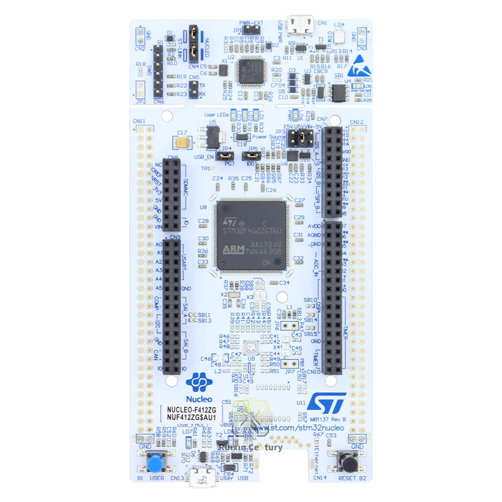 FOR ST NUCLEO-F412ZG NUCLEO-L452RE-P NUCLEO-U031R8 Board STM32F412ZGT6 Microcontroller STM32 Nucleo 144 Development Board