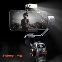 3-Axis Smartphone Gimbal Stabilizer Anti-shake Phone Vlog Gimbal 360° Rotatable OLED Large Screen with AI Vision Sensor & Fill L