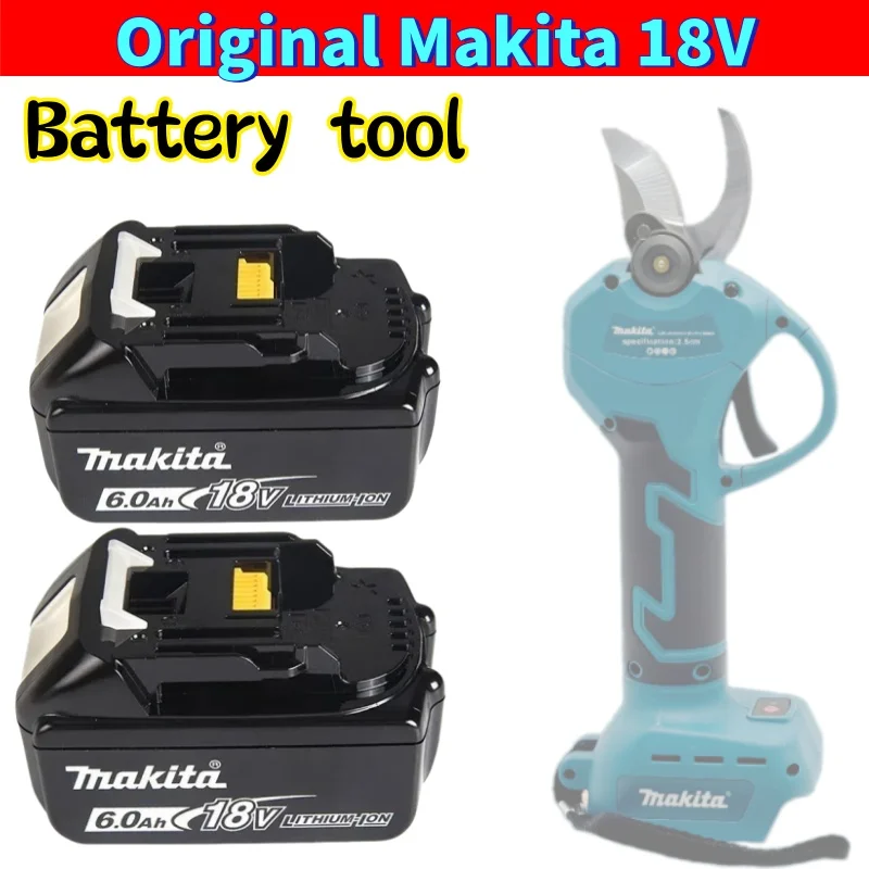

Original Makita18V 6.0Ah rechargeable battery, cordless gardening pruning, pruning, pruning, fruit tree pruning, sharp electric.