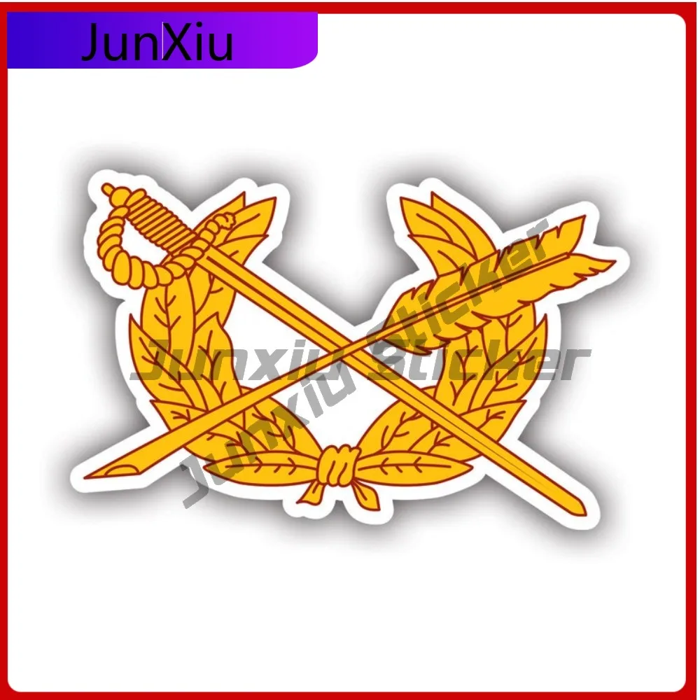 

Army Jag Emblem Sticker Creative Decals Judge Advocate General Military Law Justice Cool Style Laptop Use Waterproof Vinyl De