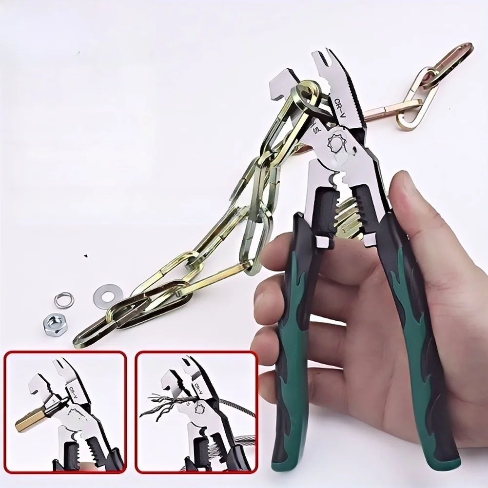 TPR Handled Bent Head Wire Cutters for Reducing Hand Fatigue During Repetitive For Snipping Stripping and Crimping