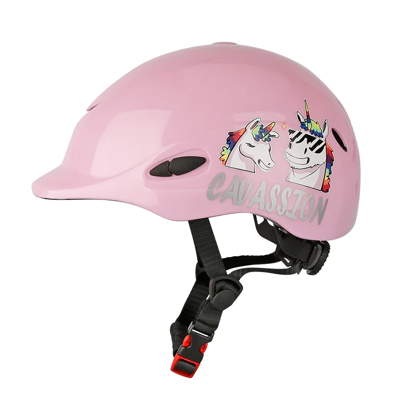 Cavassion Paardensport Eenhoorn Helm Roze Kleur Helm Xs Maat Kid Helm S Maat Kind Helm Paard Hoofd Protector