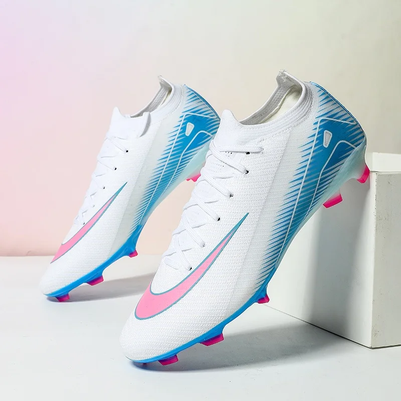 

Men Professional Soccer Shoes Unisex Football Boots Ultralight Wholesale Women Training Breathable Drop Shipping Indoor Futsal