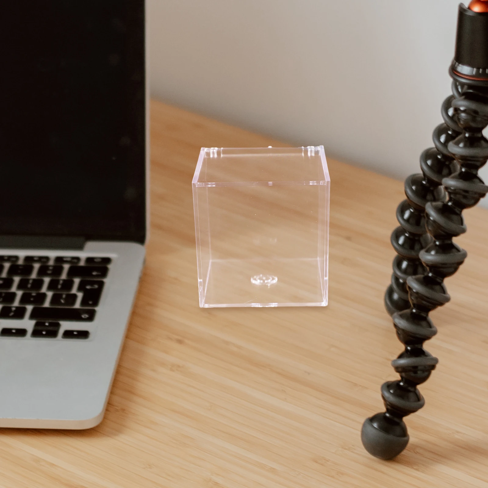 

Acrylic Storage Box 10cm Clear Display Case for Collectibles Toy Organizer Figurine Model Holder Transparent Container Desk