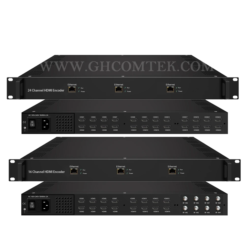 Multi-Channel Network Encoder For 8 16 24 HDMI To IP Out