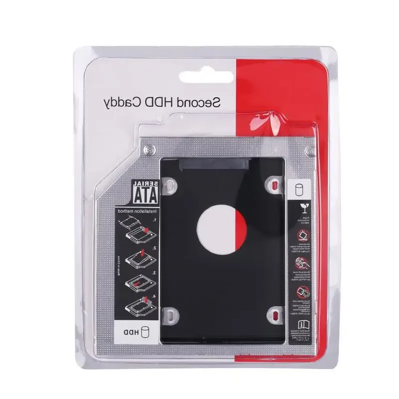

Корпус SSD 2,5 дюйма, адаптер жесткого диска для ноутбука, CD DVD-ROM Optibay, Caddy для жесткого диска 9,0 9,5 12,7 мм, SATA 3,0
