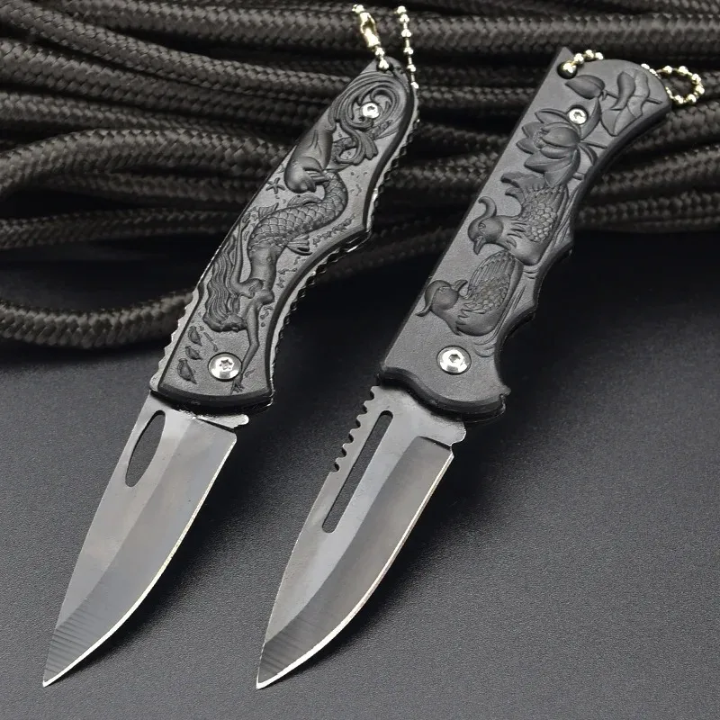 Small Knife Mini Folding Knife Exquisite Stainless Steel Fruit Knife  Knife Outdoor Portable