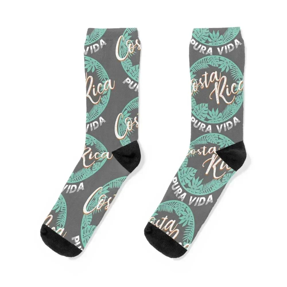 

Costa Rica Pura Vida Beach,Travel Costa Rica Pura Vida Socks funny gifts designer brand Mens Socks Women's