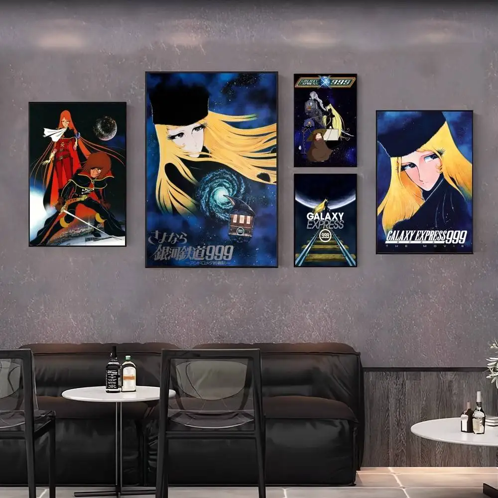 Comics The Galaxy Express 999 Poster Print Cook Cooked Wall Art Canvas Painting for Living Room Bedroom Home Decor