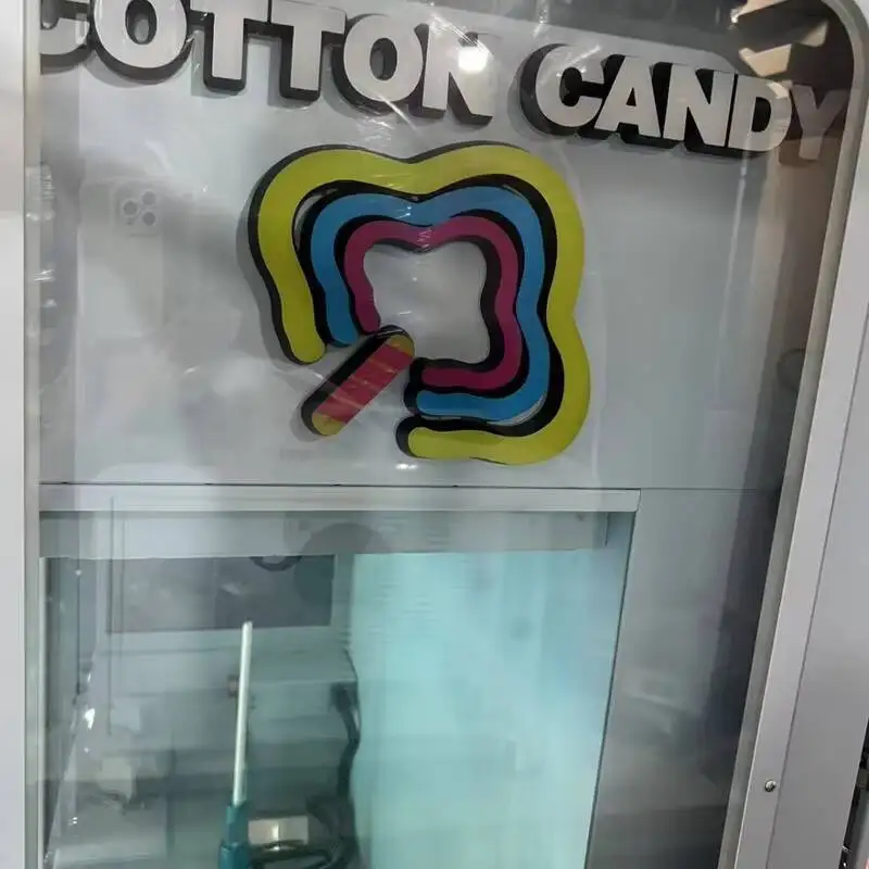 2025 새로운 솜사탕 기계 상업 솜사탕 기계 전기 완전 자동 멋진 미니 솜사탕 기계