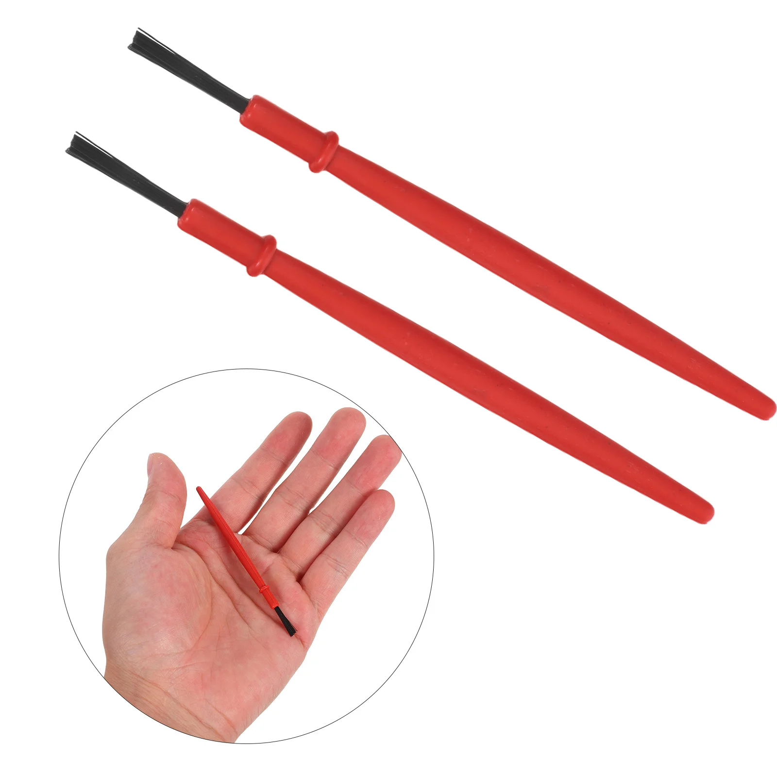 

200Pcs Round Tip Paint Brushes Plastic Detail Painting Kit Educational Watercolor Face Nails Craft Art Supplies