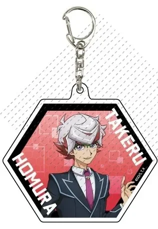 Spel Yu-Gi-Oh! VRAINS sleutelhanger pop anime YuGiOh Yusaku Fujiki Takeru Homura Ryoken Kogami acryl sleutelhanger hanger voor techniek ft