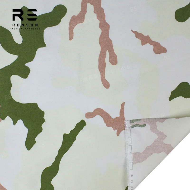 hot sale 500D nylon oxford French Tundra Camo tactical fabric use for bag vest in stock