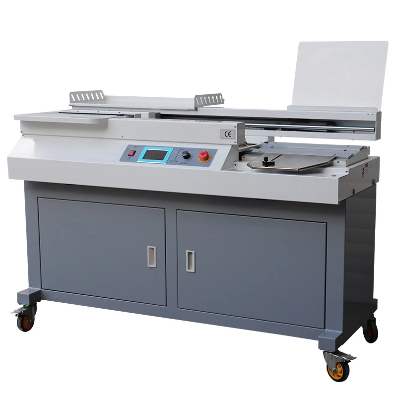 Fast frequency conversion graphic binding machine Upgraded side glue wireless binding machine Tender A3 automatic binding