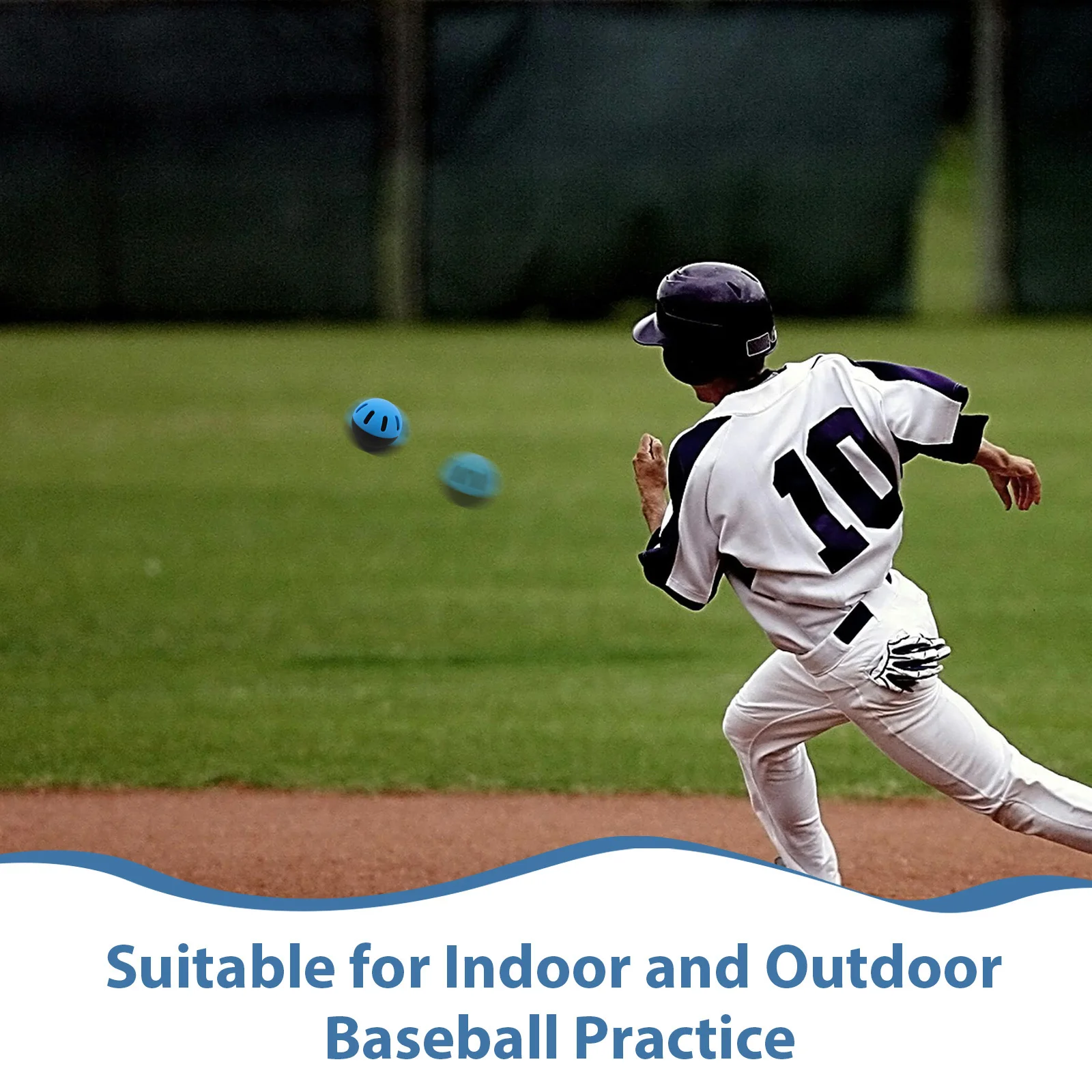 

2Pcs Eva Hollow Practice Baseball for Indoor Outdoor Training Batting Throwing Drills Soft Safety Youth Sports Ball