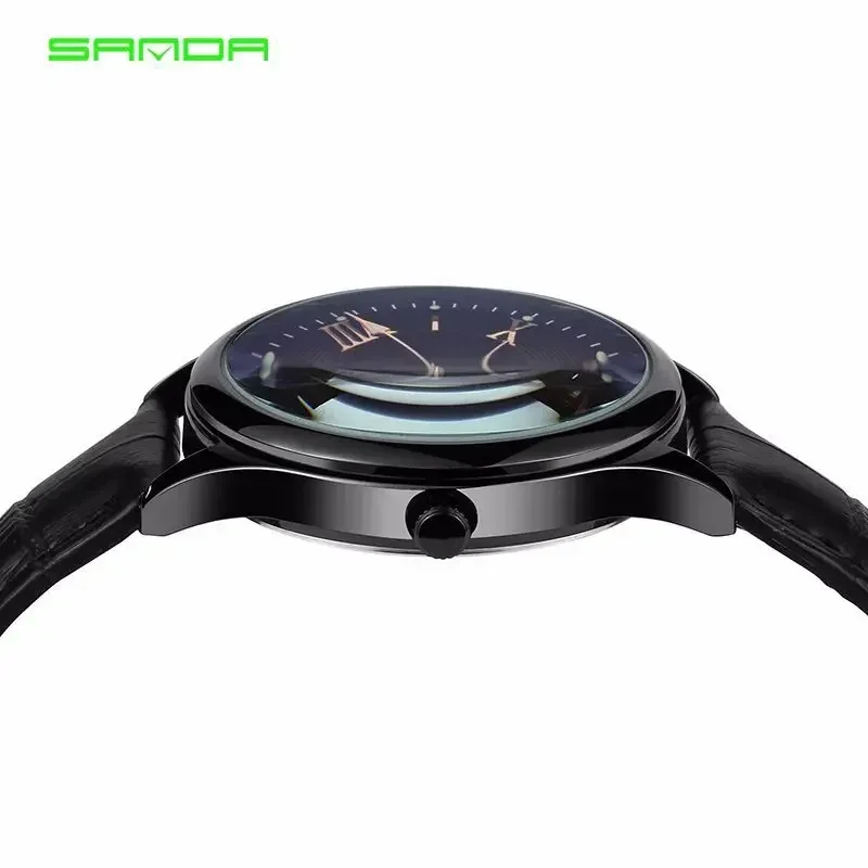 SANDA orologio da uomo di lusso Casual sport Outdoor militare impermeabile antiurto automatico orologio al quarzo in gomma 2024 Shock nuovo