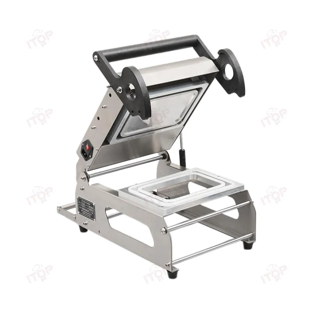 Manual Plastic Lunch Box Sealing Machine Trays Packing Sealer for Food Takeout Packaging Lock Fresh Lunch Box Sealing Machine