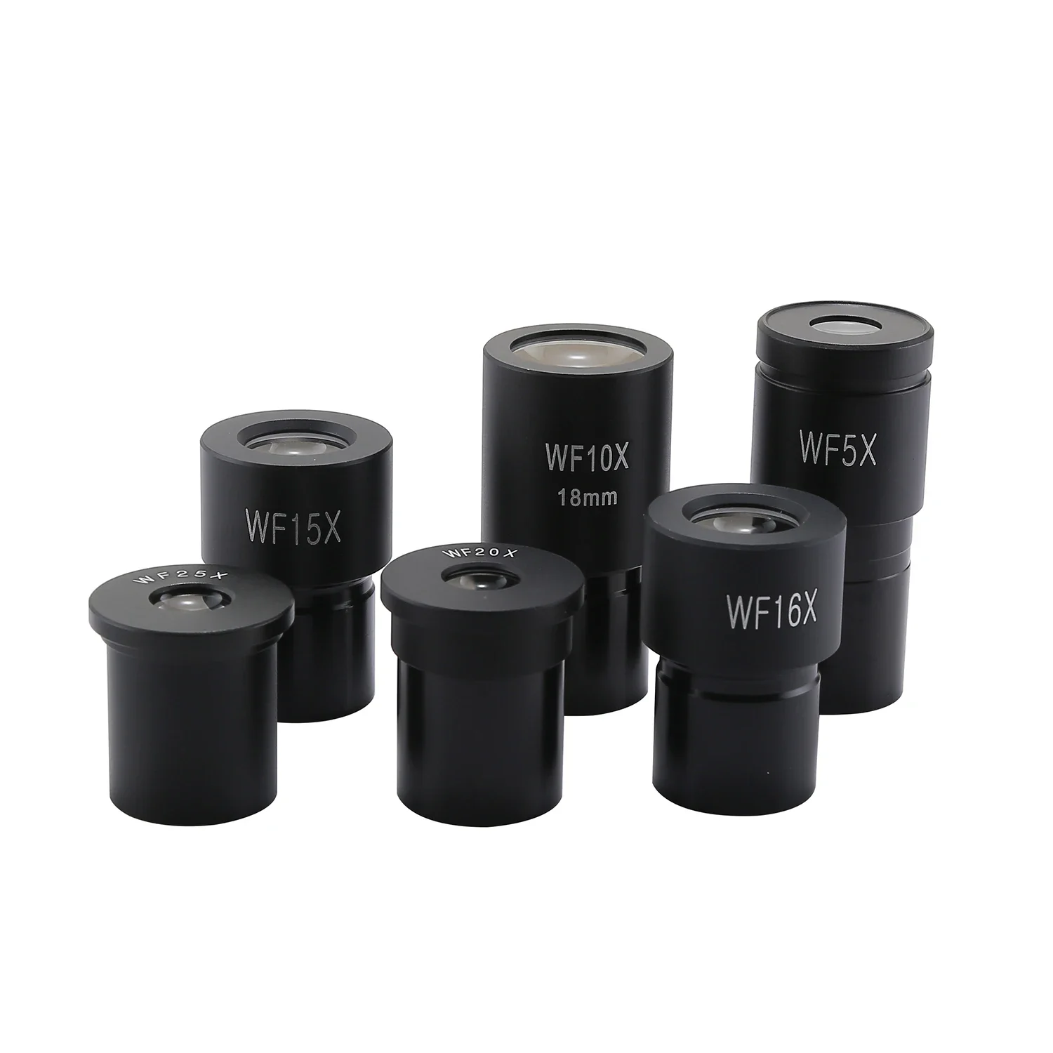 1pcs Biological Microscope Wide-angle Eyepiece WF5X WF10X WF15X WF16X WF20X WF25X Interface 23.2mm For School Science Education