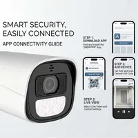 4K 5MP 4MP Home PoE IP Security Camera Outdoors Waterproof Audio Color Night Vision Surveillance Bullet Camera for NVR 6