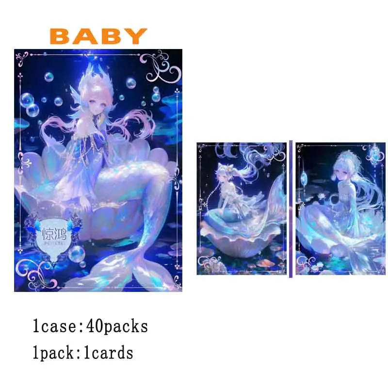 

Оптовая продажа, коллекция карт Goddess Story, коробка-бустер Baby Wave 3, акриловая цветная бумага, различные процессы, игровые карты для детей