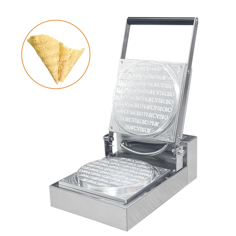 Commercial Ice Cream Roll Machine Electric Snack Machinery Automatic Ice Cream Cone Waffle Cone Maker