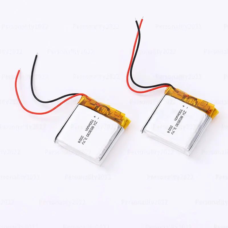 Lipo 803030 3.7V Battery 700mAh Lithium Polymer Batteries for GPS Smart Wear Sprayer Beauty Equipment DVD Rechargeable Cell