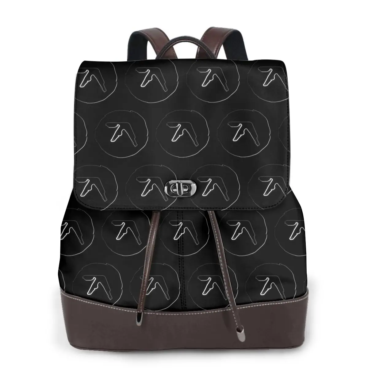 Aphex Twin Creative Y2K Logo Bookbag School Student Bags Hiking Travel Daypack for Women Fashion Derma Backpack