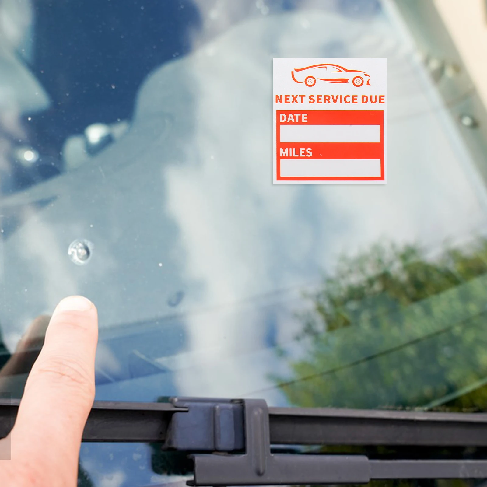 

10 Sheets Waterproof Next Service Due Stickers Oil Change Reminders For Vehicle Windshield Car Motorcycle Static Cling File Tags