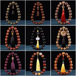 Vietnam Eaglewood Bracelet Pterocarpus Santalinus Prayer Beads Wooden Beaded Bracelet Handheld Buddhist Buddha Rosary Bracelet