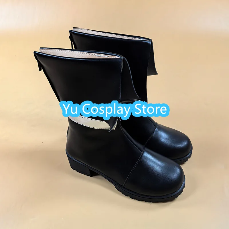 ゆうコスプレストア ホロライブV 白神ふぶき コスプレ靴 アニメコスプレ靴 ブーツ ハロウィンコスチューム小道具