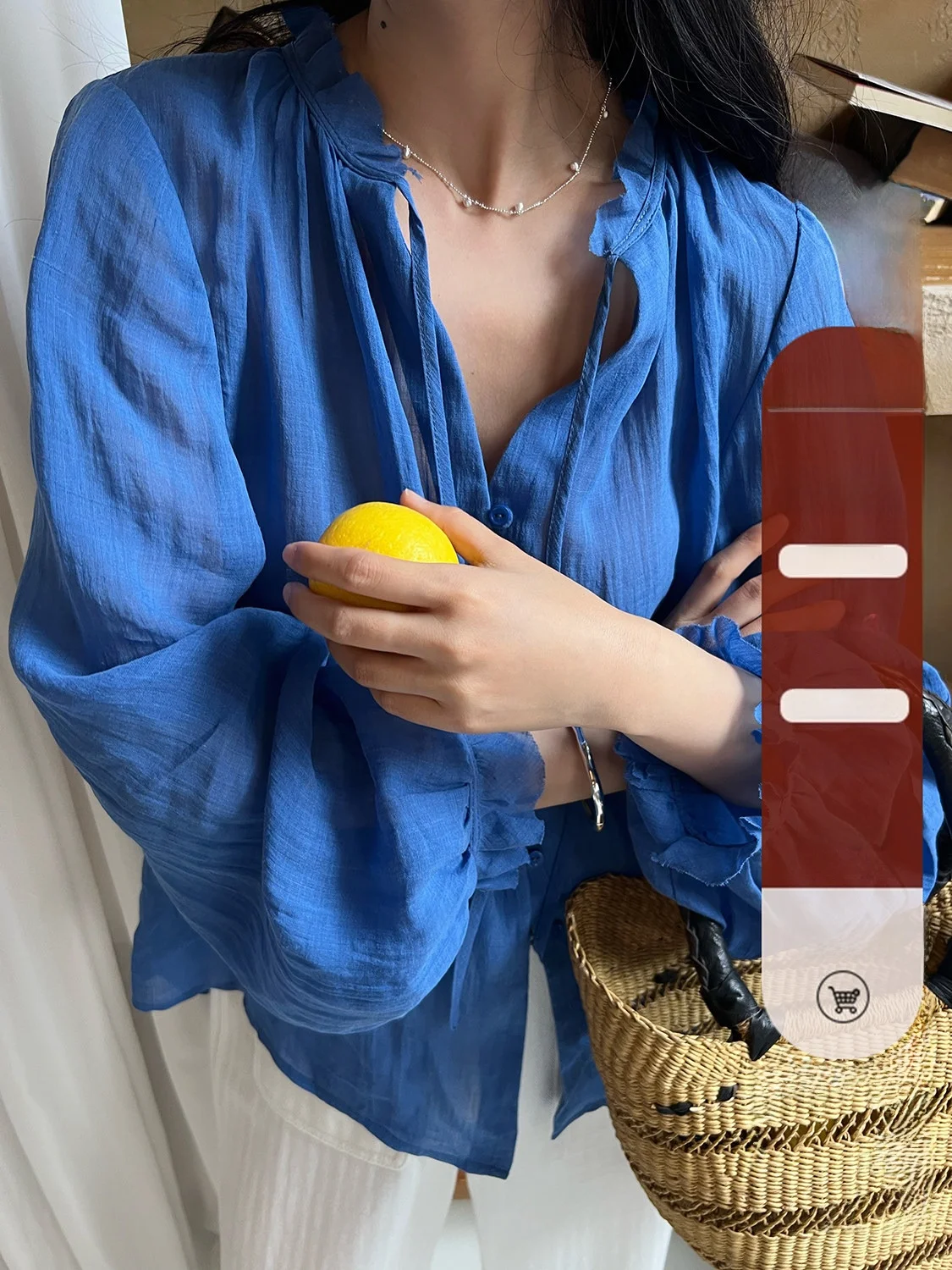 

Оригинальная романтическая легкая деревянная рубашка Elwing с длинным рукавом для женщин, летняя, с защитой от солнца, свободного кроя, стандартный размер S