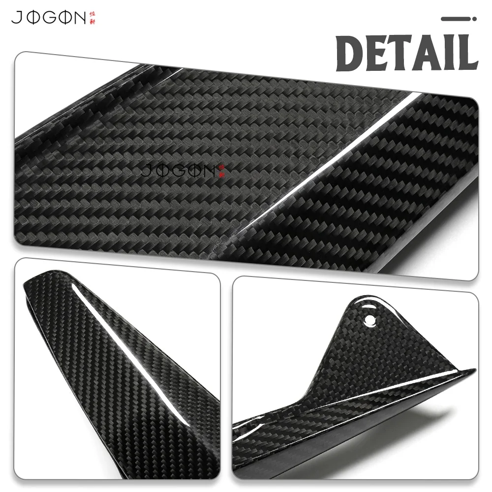استبدال ألياف الكربون الحقيقية سيارة الجانب تنورة الفاصل ل كورفيت C8 Z06 Z07 كوبيه Z06 للتحويل HTC ZR1 2023 -2025 JOGON