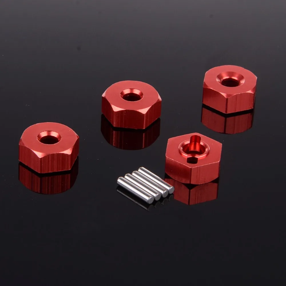 HSP 1/10 RC 12-миллиметровый шестигранный адаптер ступицы колеса с винтами для 102042 122042 02134, обновленные детали, подходят для багги, гусеничного автомобиля
