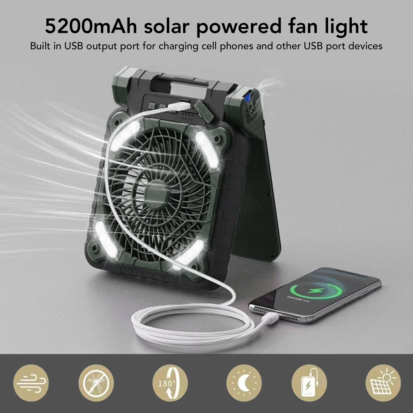ventilador-solar-5200mah-tipo-c-carga-4-velocidades-motor-sin-escobillas-ajustable-45-m-s-temporizador-led-de-bajo-ruido-ventilador-solar-para-acampar