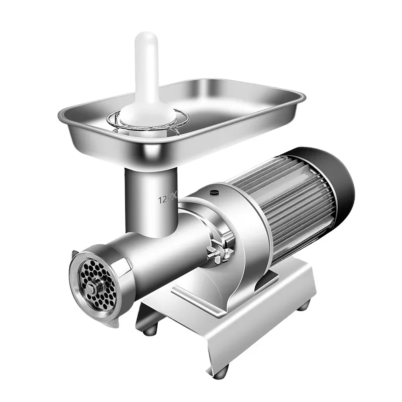 Electric meat grinder machine food slicer stainless steel meat vegetable grinding powerful meat micer food processor for Kitchen