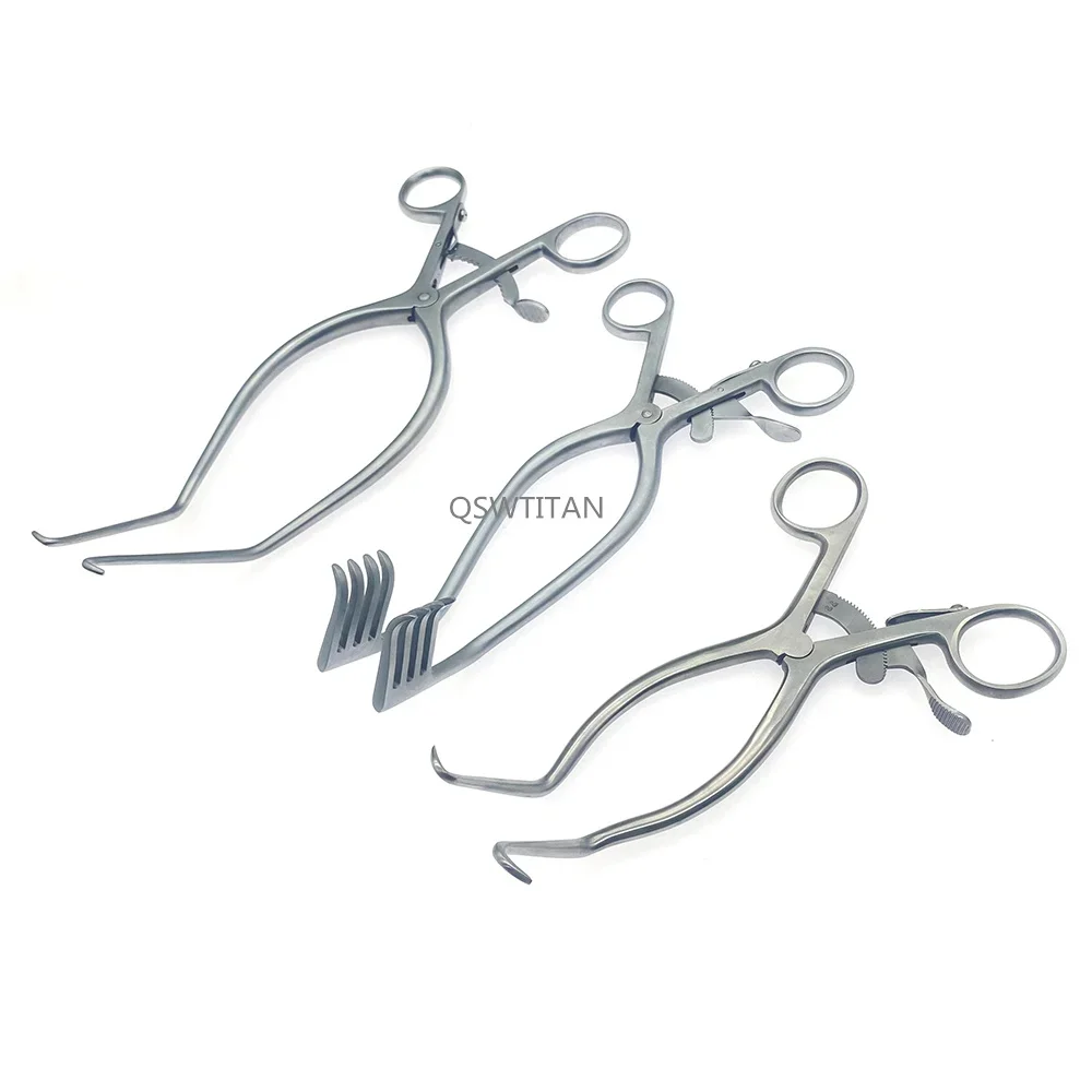 Retractor postcraneal de acero inoxidable, instrumento quirúrgico de autoretención, ortopedia