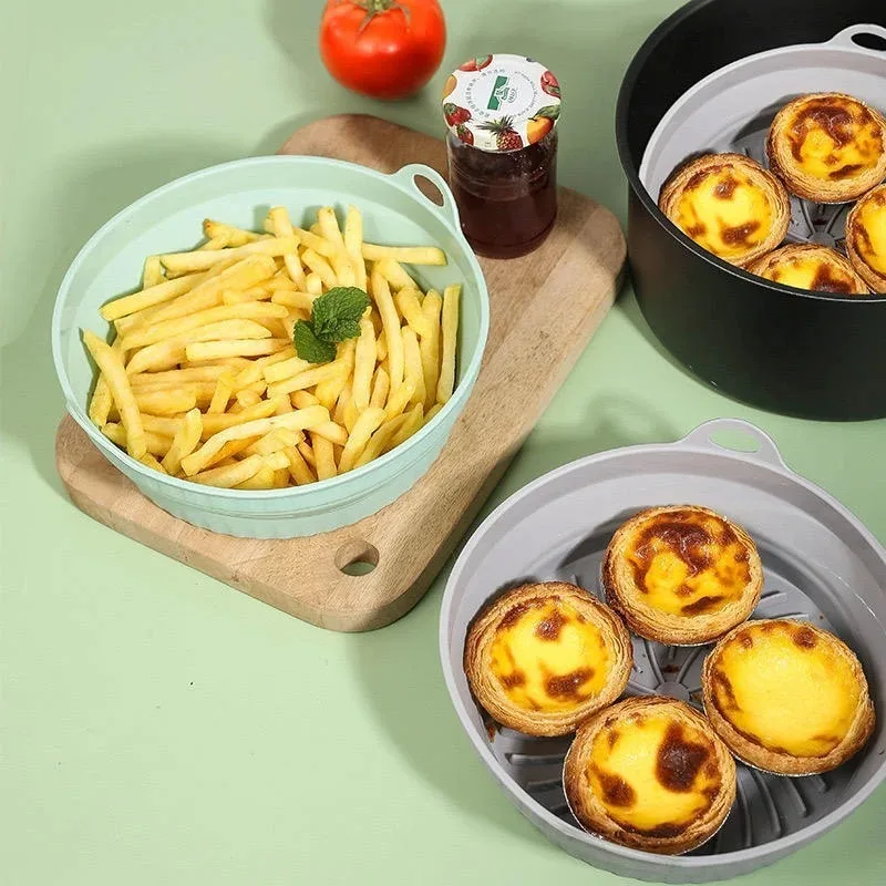 

Foldable Silicone Air Fryer Mat – Washable, High Temperature Resistant, Multi‑Functional Baking Tray for Oven & Grill